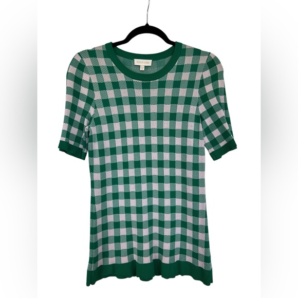 Ronny Kobo Plaid Top - Picture 2 of 5